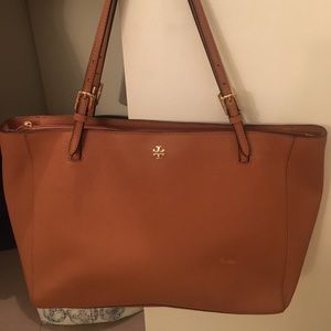 Tory Burch Emerson Large Saffiano Leather Tote